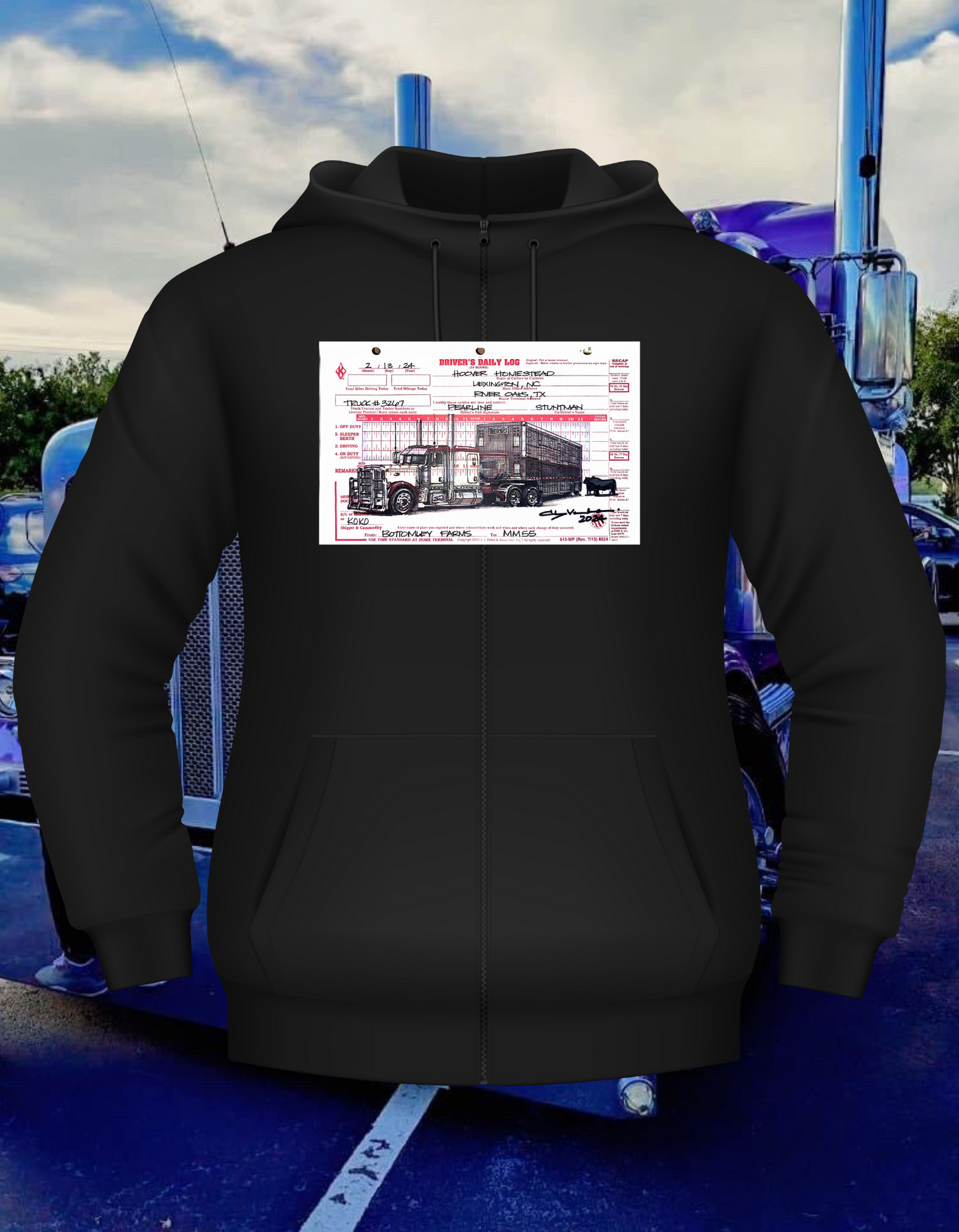 Last Ride Logbook Hoodie