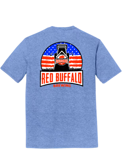 Red Buffalo Clocktower Graphic Tee