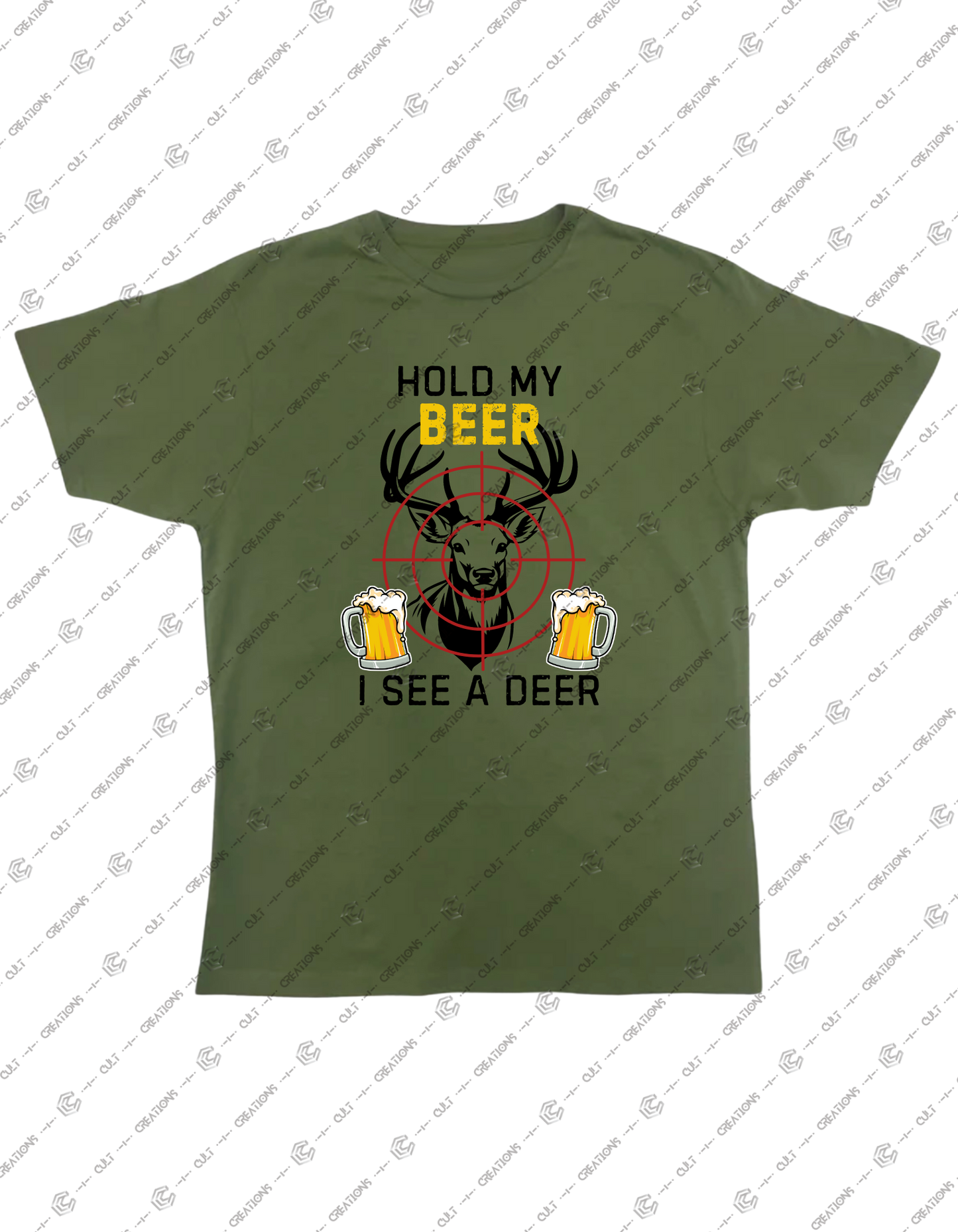 Hold My Beer, I See a Deer Graphic Tee